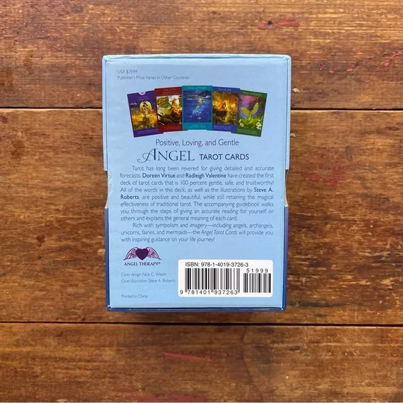 Doreen Virtue & Radleigh Valentine Angel Tarot Cards / 78 Card Deck +Book + Box - Picture 4 of 6